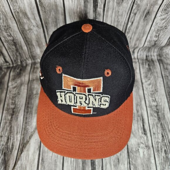 Vintage Texas Longhorns Hat Cap Size 6 7/8 Fitted Tow Top Of The World Cap Texas - Picture 7 of 9
